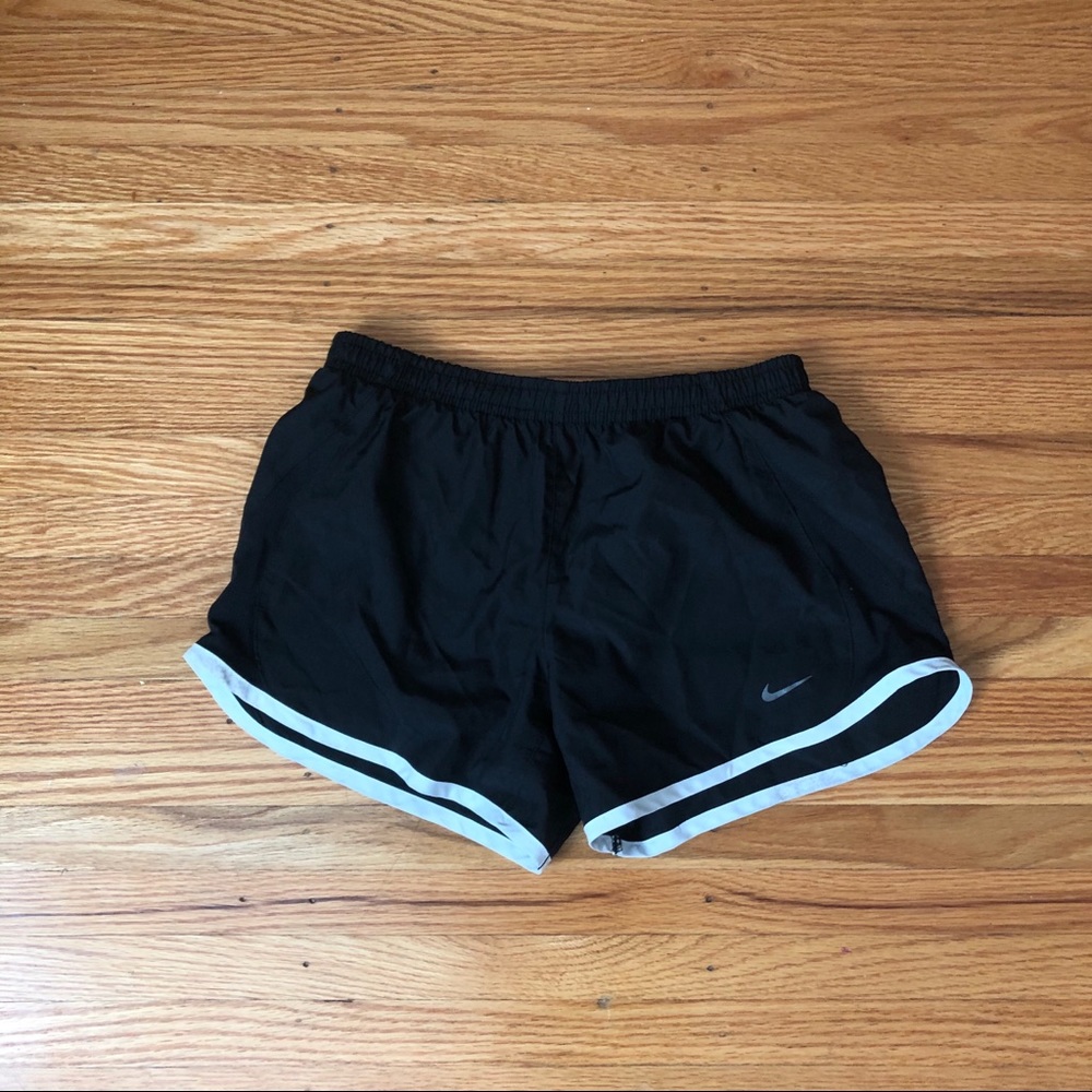 Girls Nike Black Athletic Shorts